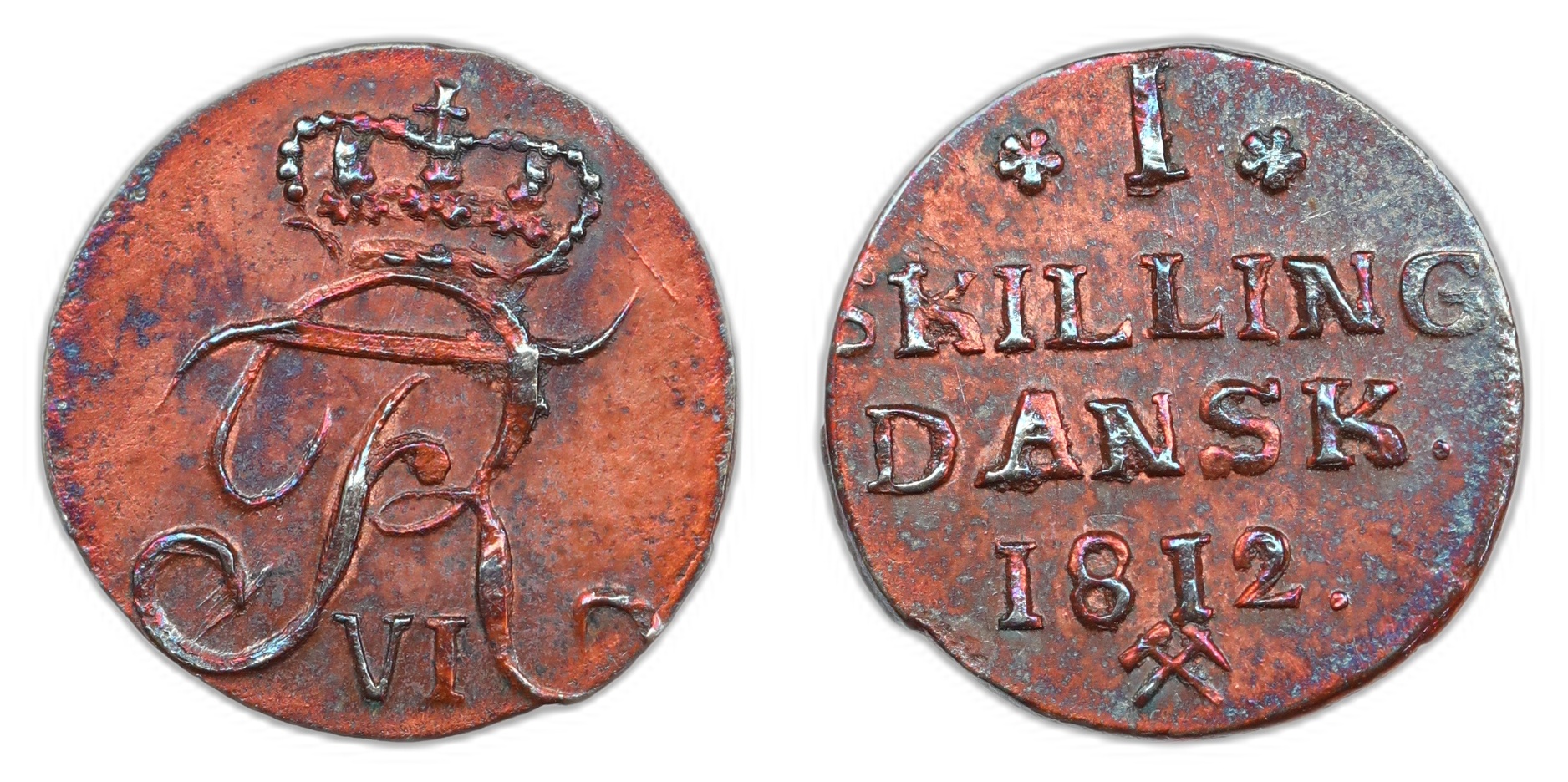 Norge 1 Skilling 1812 Kv 01