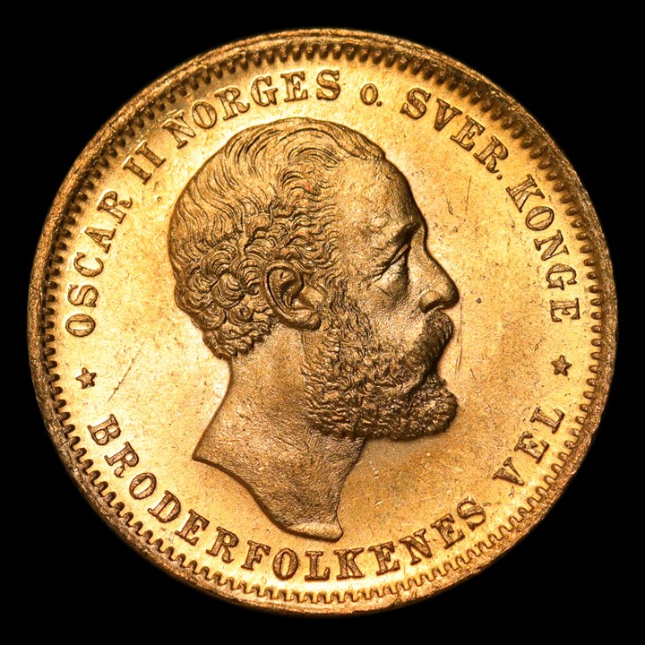 Norway 20 Kroner 1886 UNC