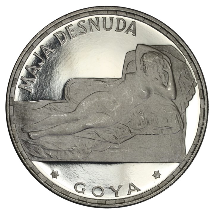 Ekvatorial Guinea 100 Pesetas 1970 Goya Proof