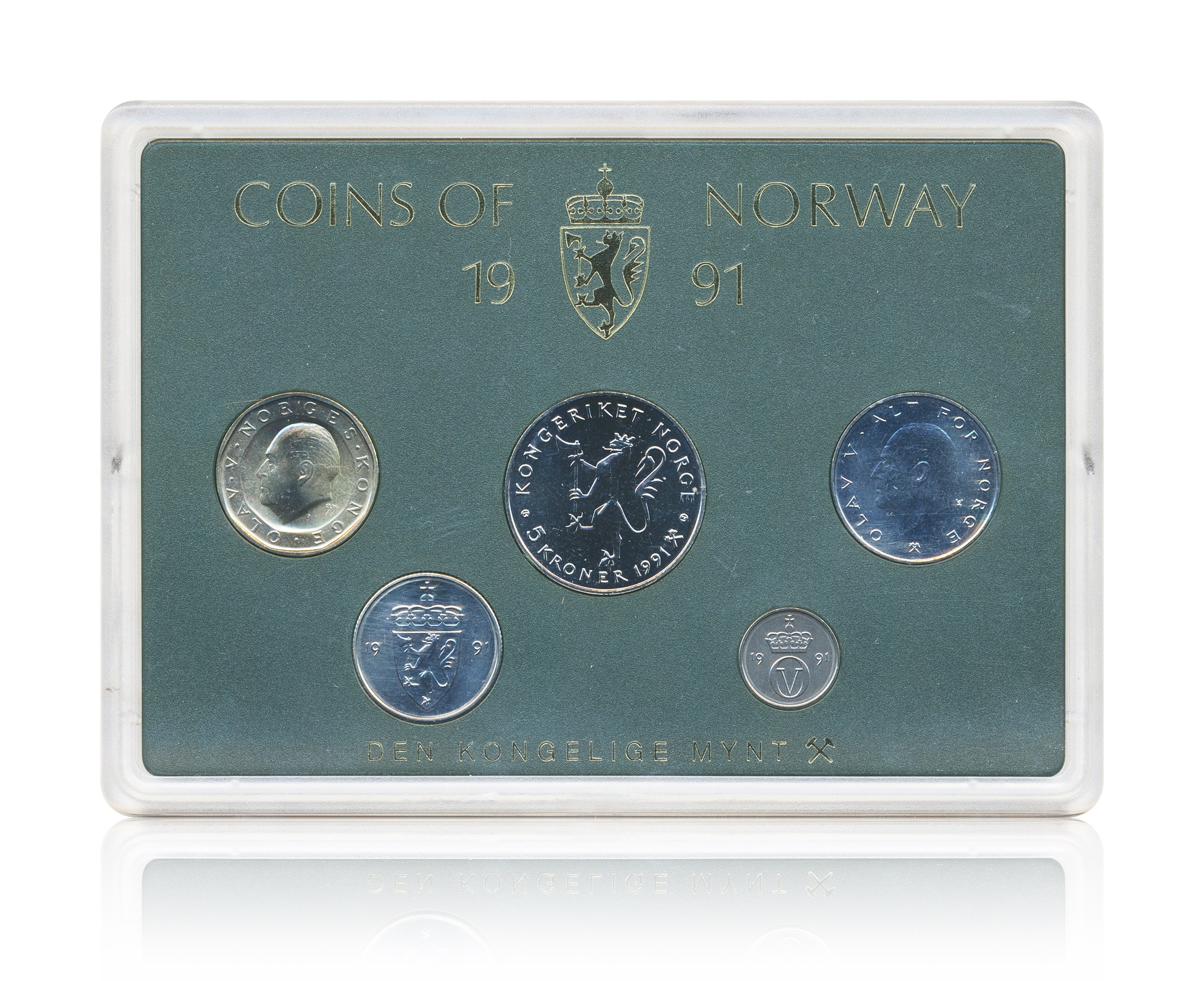 Myntsett 1991 Hardplast