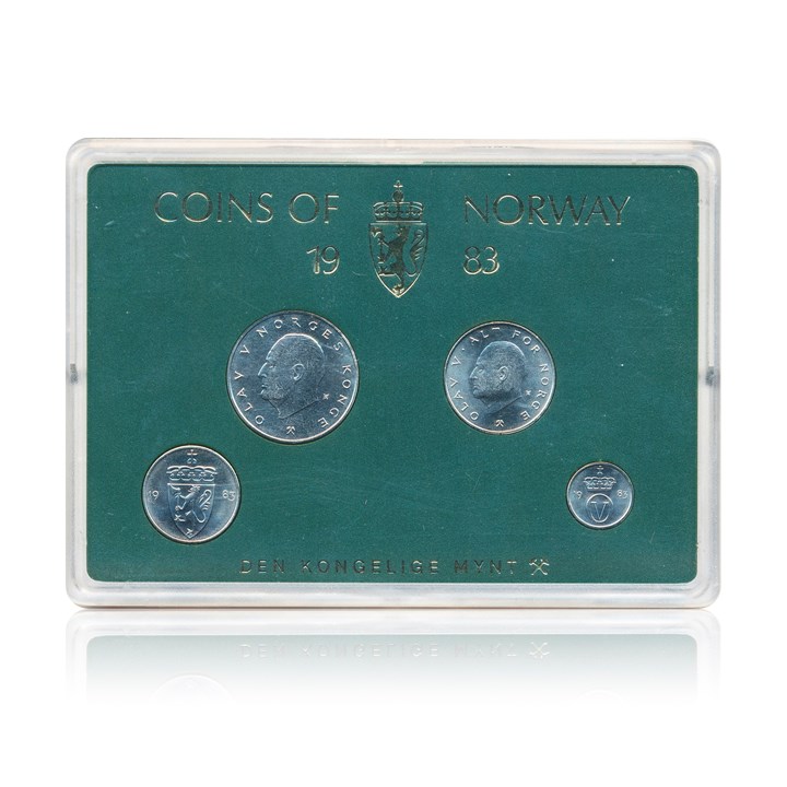 Myntsett 1983 Hardplast