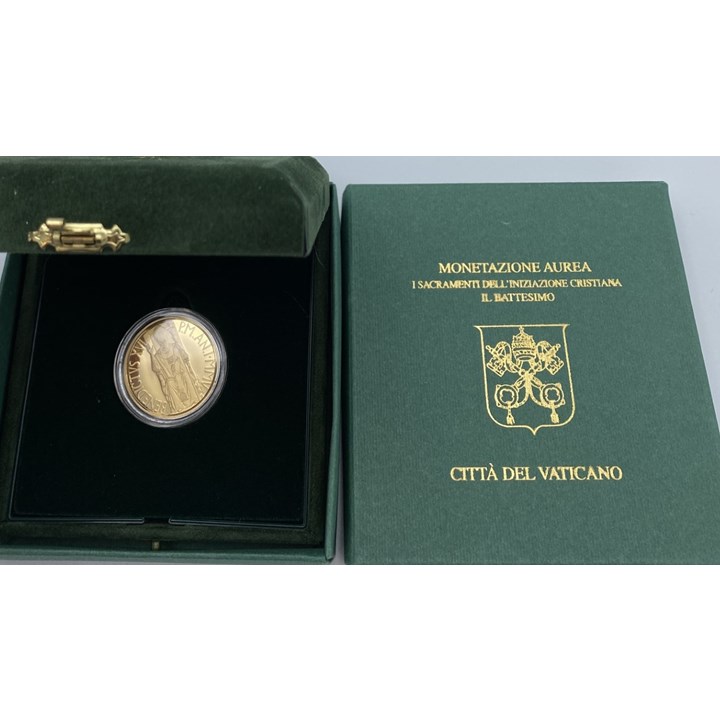 Vatikanstaten 50 Euro 2005 Kv Proof i originalt etui med sertifikat