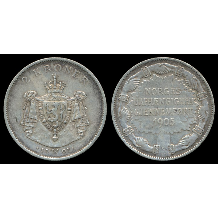 2 Kroner 1907 Kv 1+