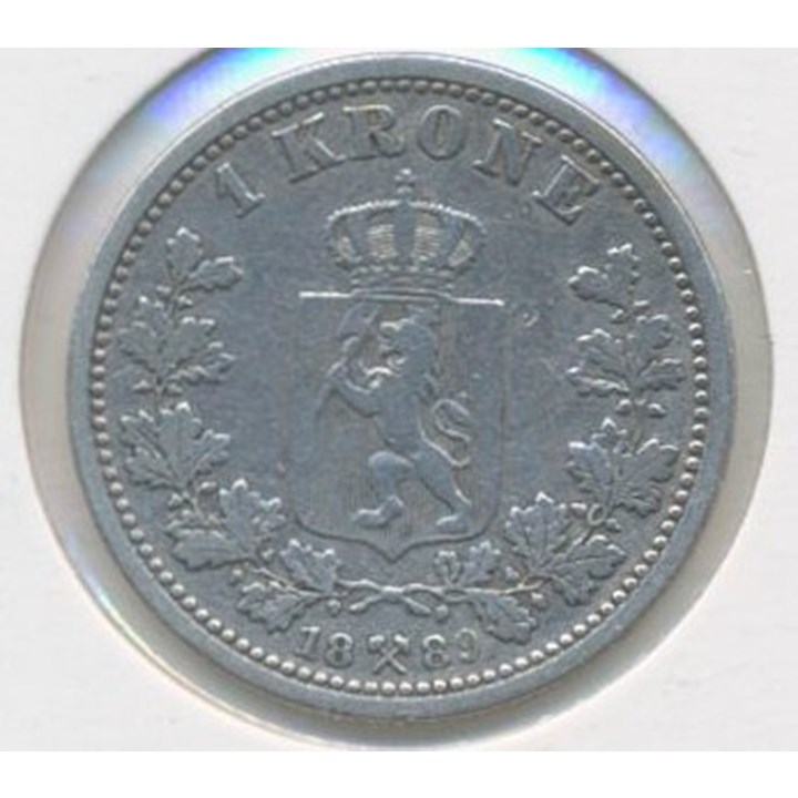 1 Krone 1889 Kv 1