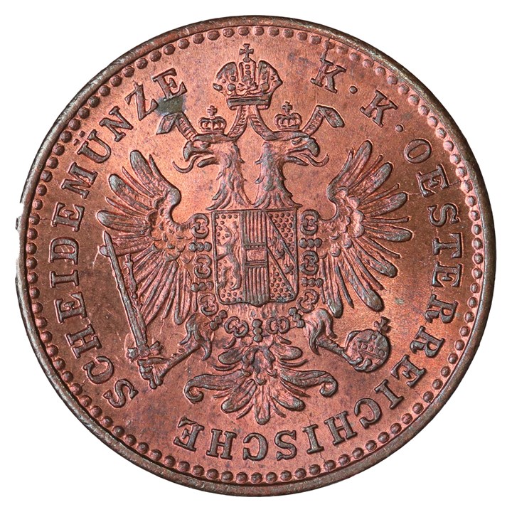 Austria 1 Kreuzer 1881 UNC