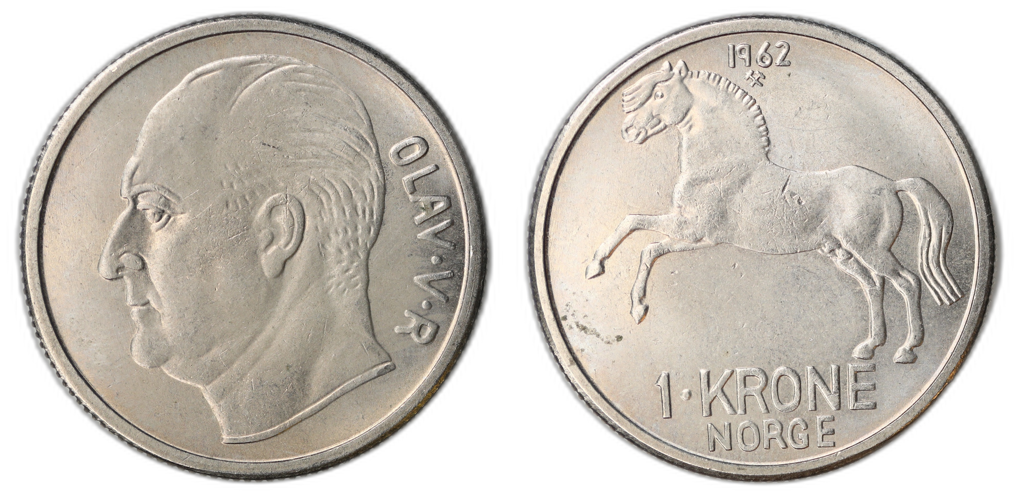Norge 1 Krone 1962  Kv: 0