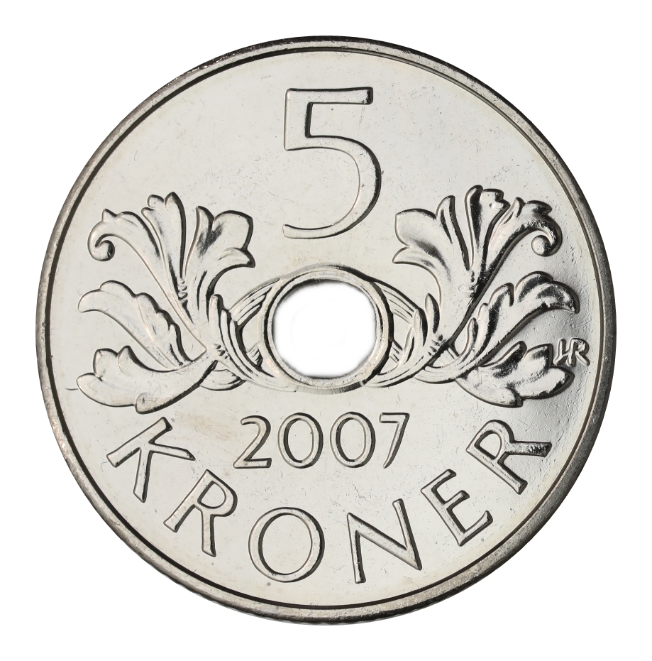 5 Kroner 2007 Kv 0