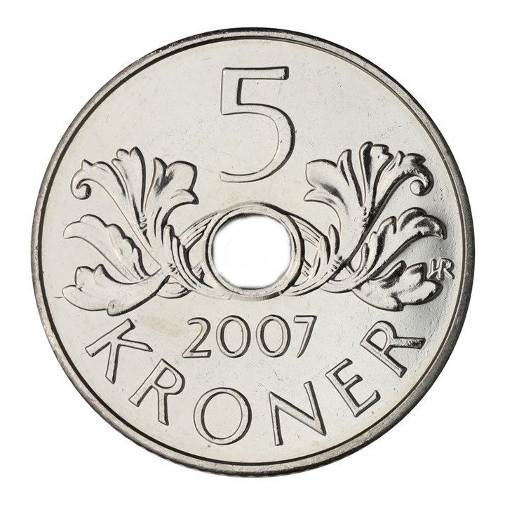 5 Kroner 2007 Kv 0