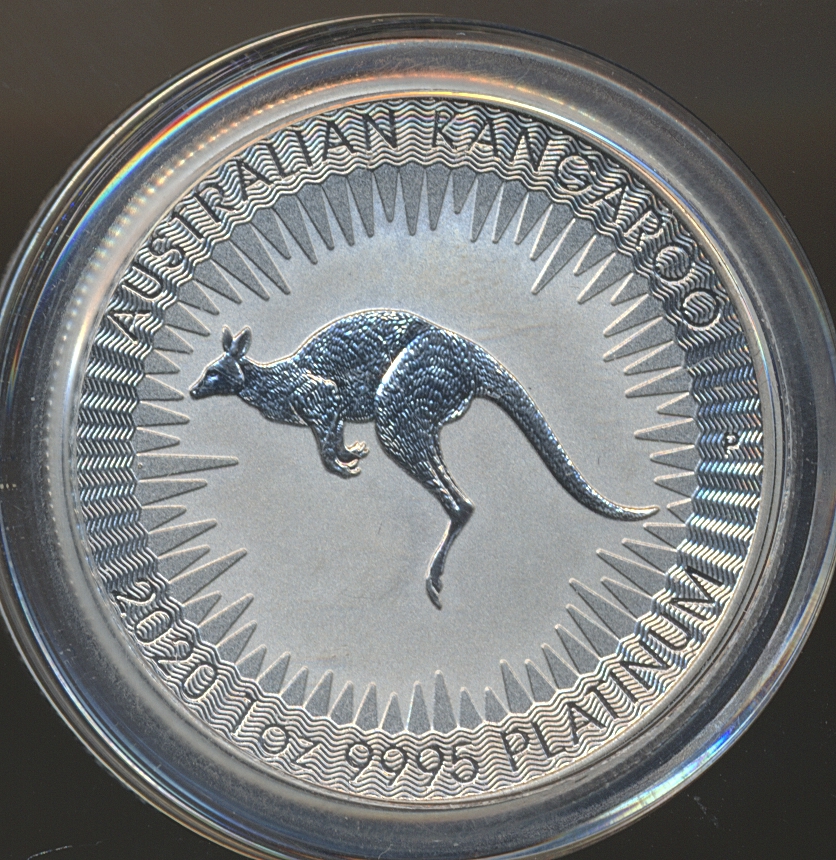 Australia Kangaroo 2020 1 Oz Platinum UNC