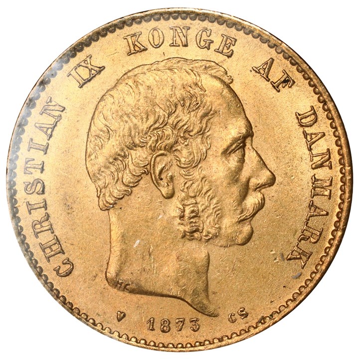 Danmark 20 Kroner 1873 Kv 01