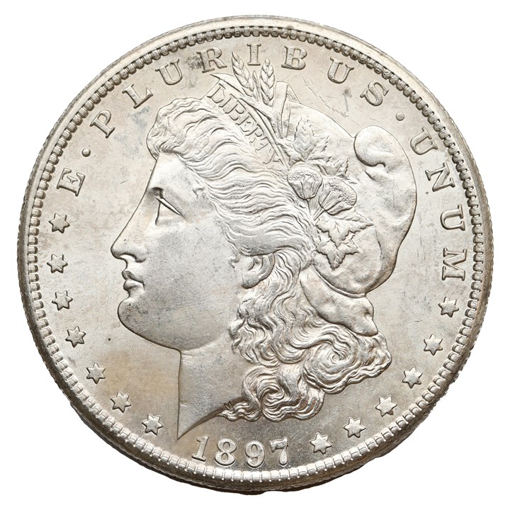 USA Morgan Dollar 1897 S UNC