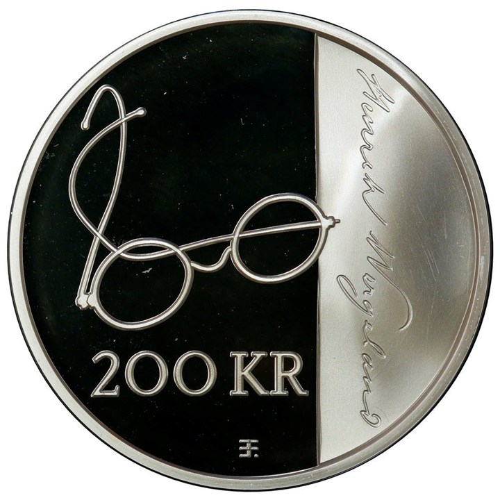 Investeringsparti med 50 Stk 200 Kroner 2008 Wergeland Proof