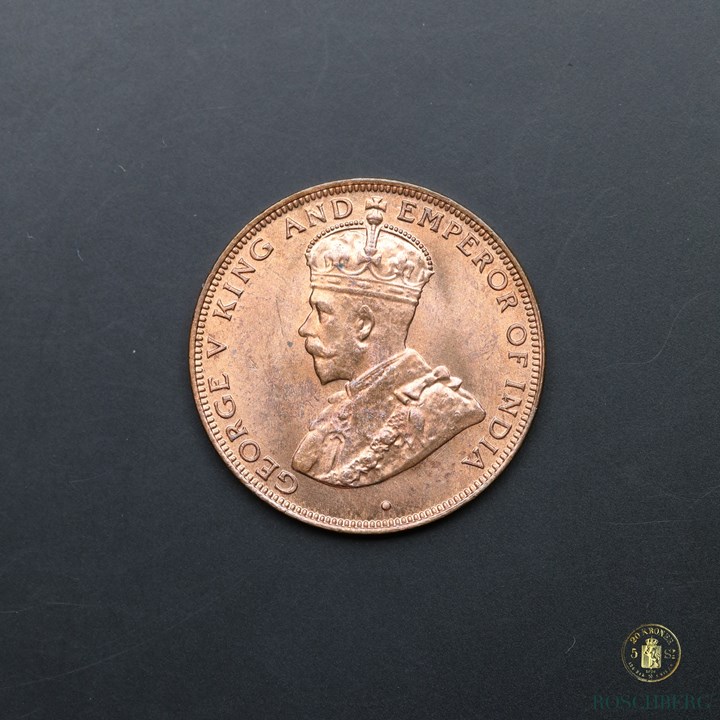 Hong Kong Cent 1931 Kv UNC