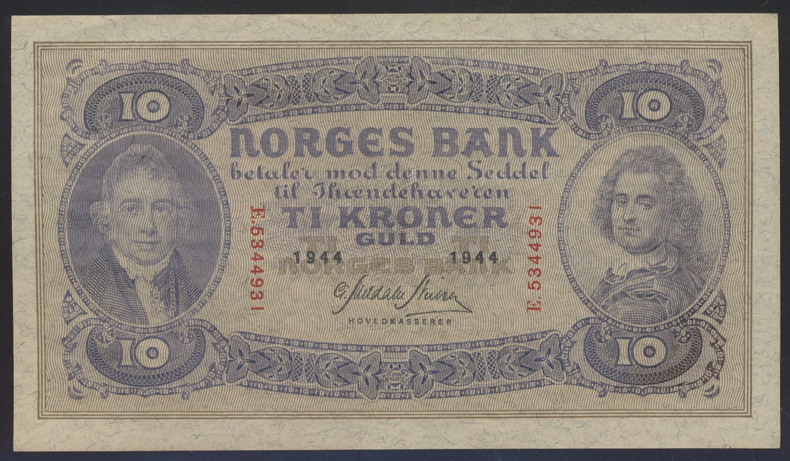 10 Kroner 1944 E Kv 01