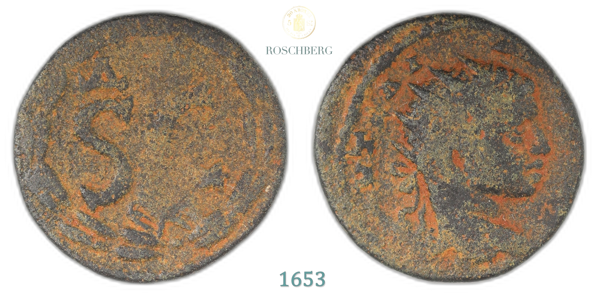 Roman Provincial, Seleucis & Pieria Æ20 218-222 Elagabal Kv: F