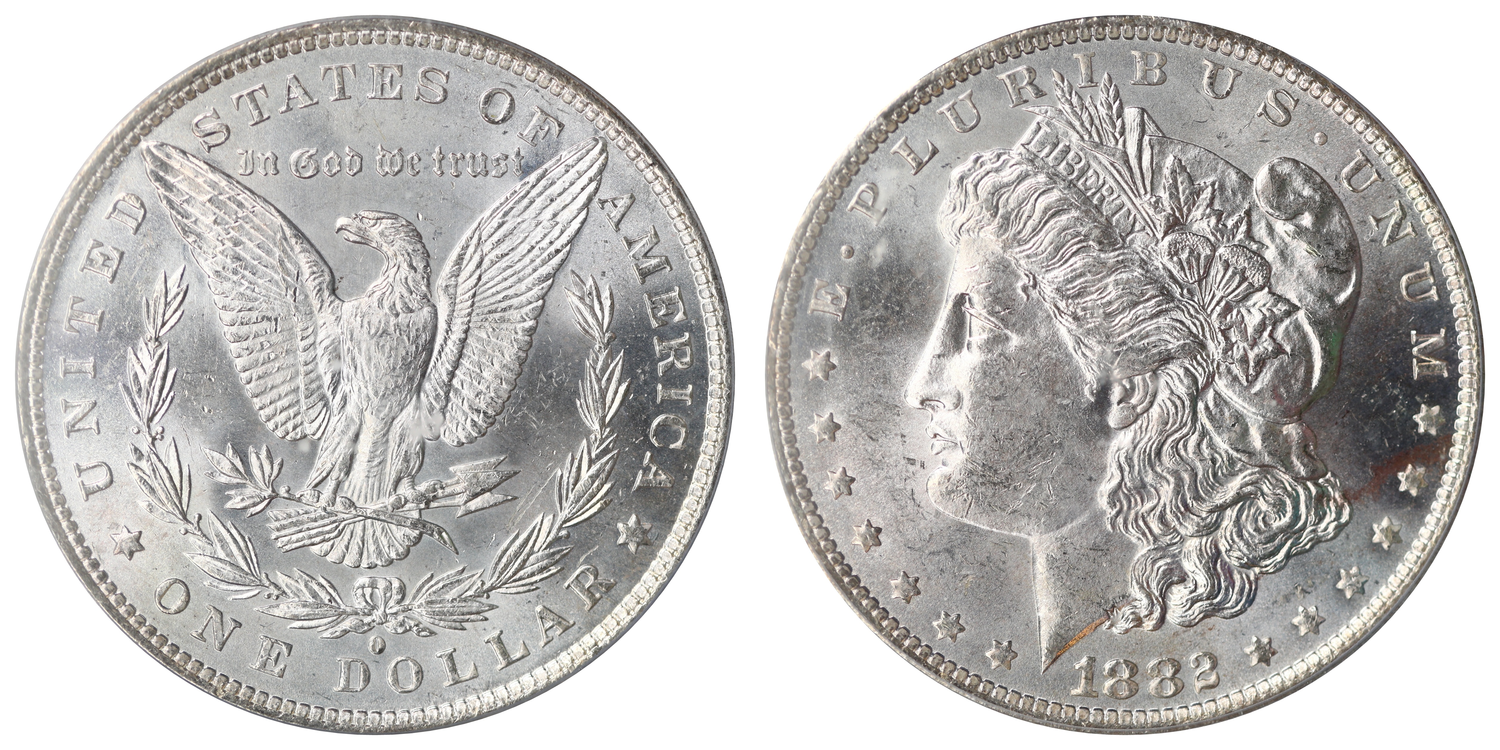 USA Dollar 1882-O Kv: PCGS MS63