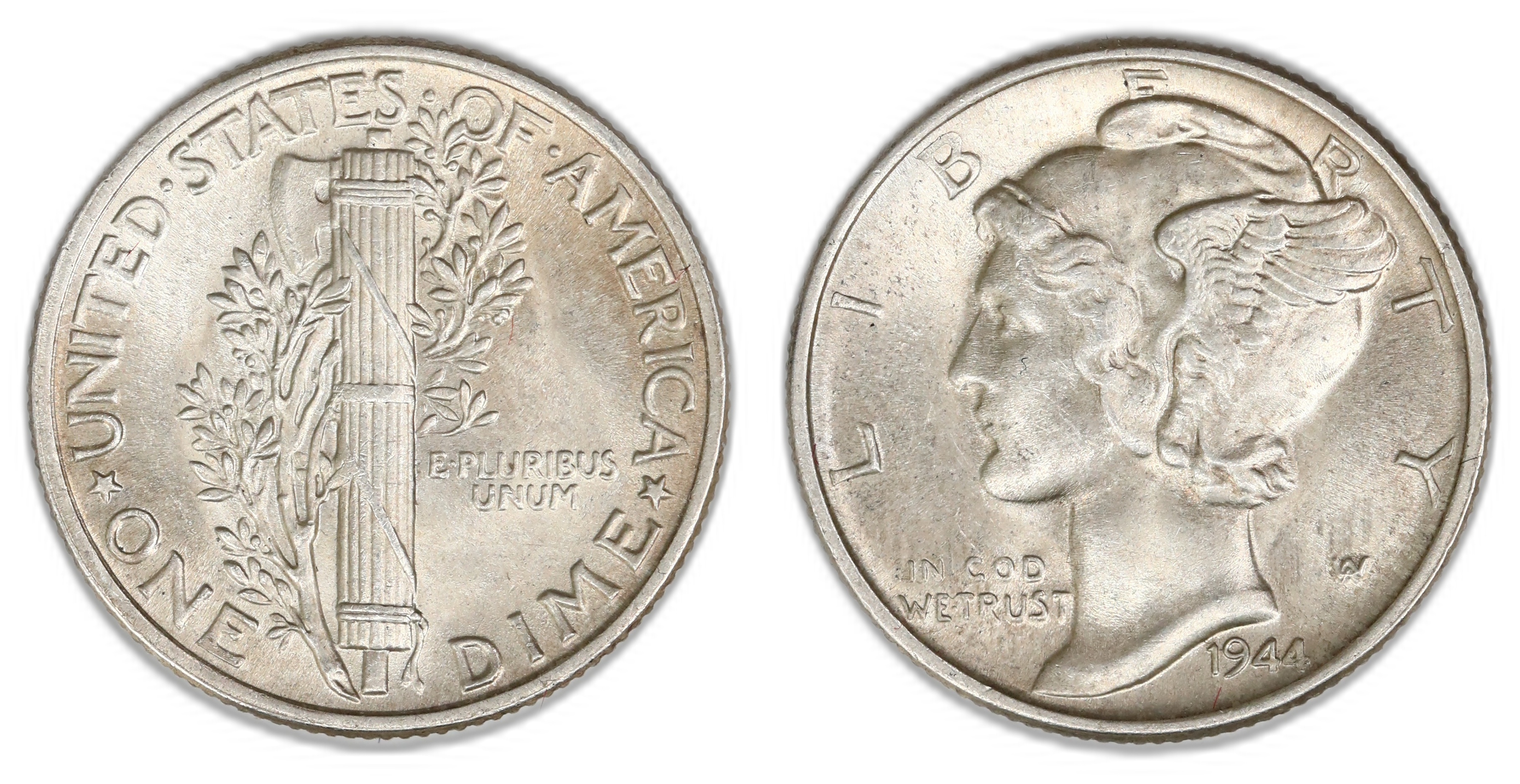 USA Dime 1944 UNC