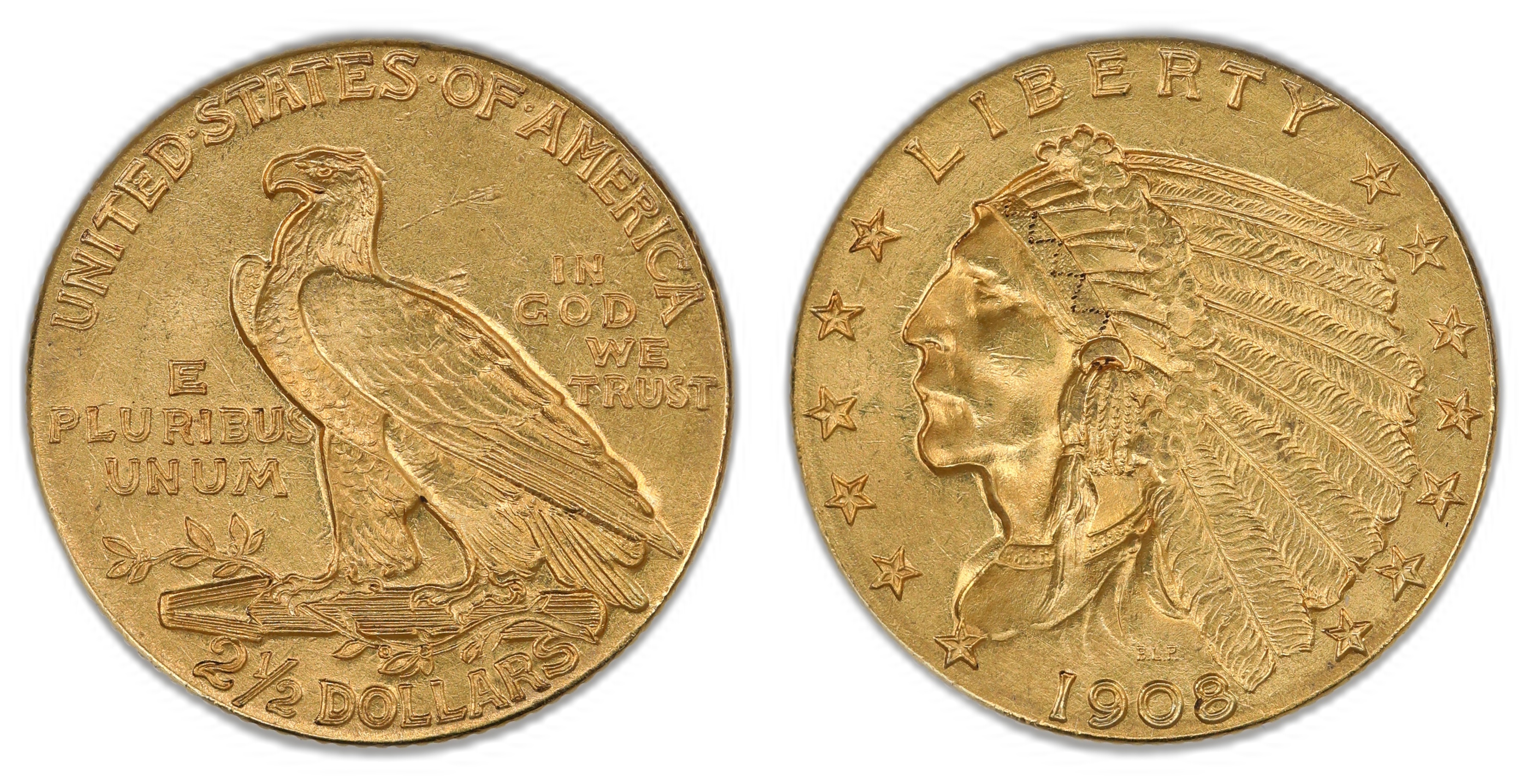 USA 2.5 Dollar 1908  Kv: UNC