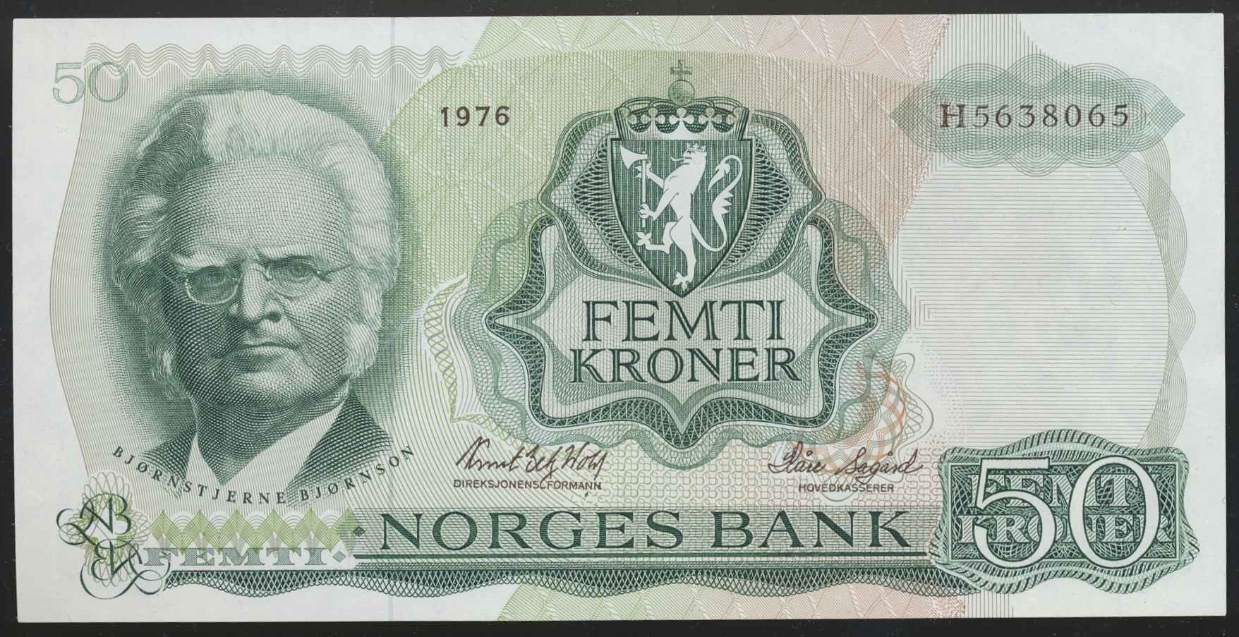 50 Kroner 1976 H Kv 01