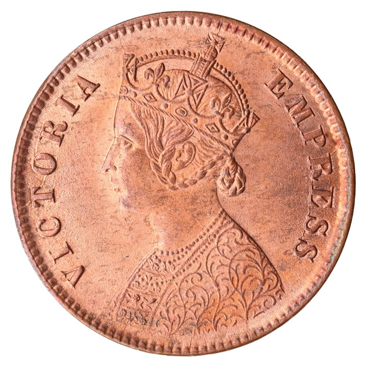 India British 1/4 Anna 1894 UNC