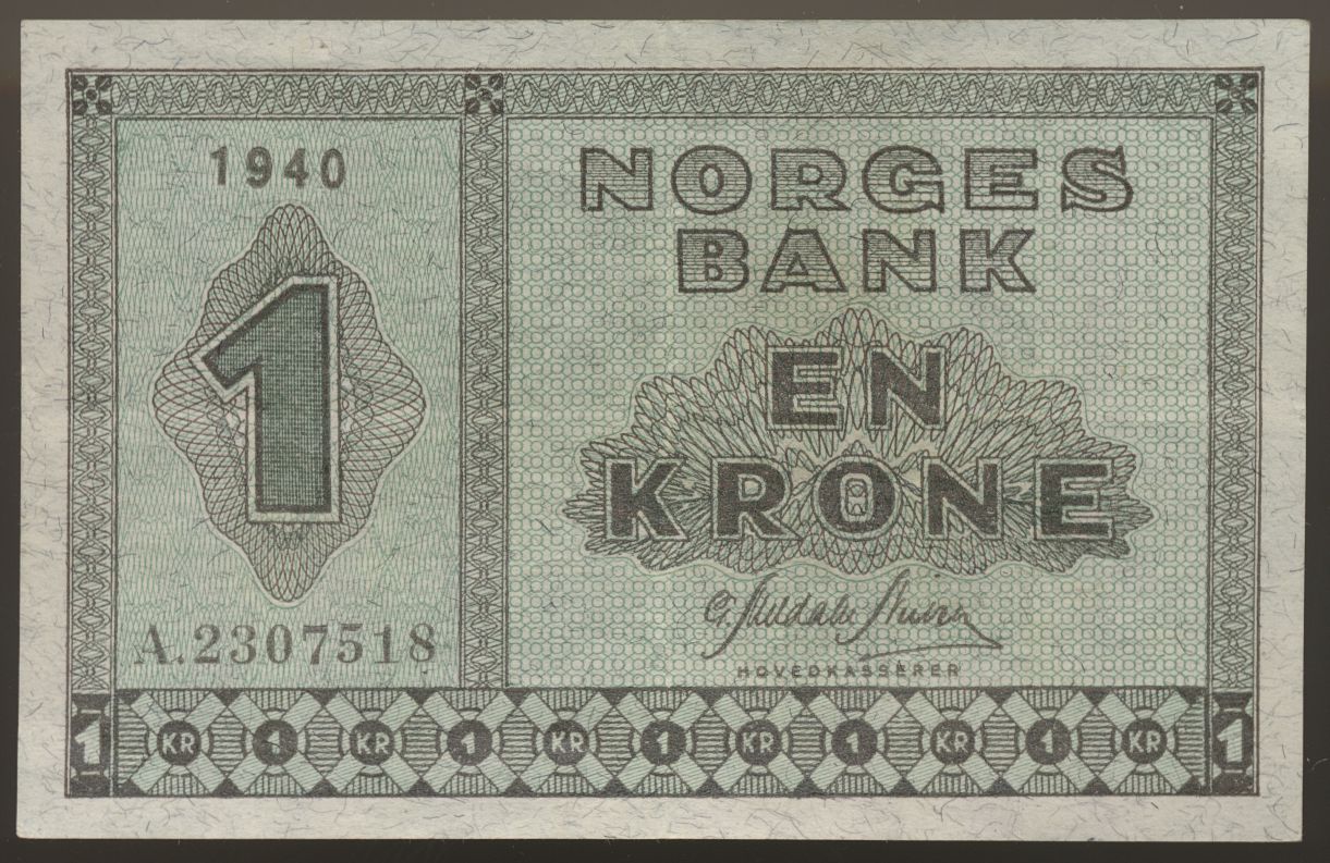 1 Krone 1940 A Kv 1+