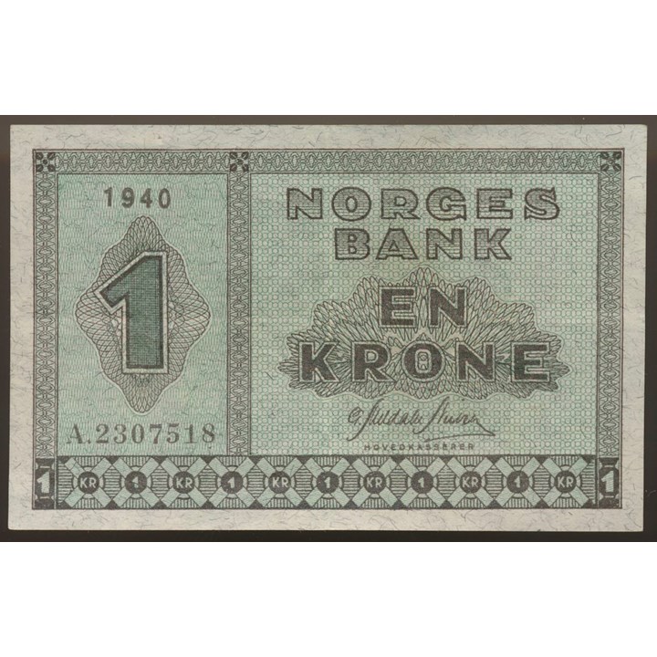 1 Krone 1940 A Kv 1+