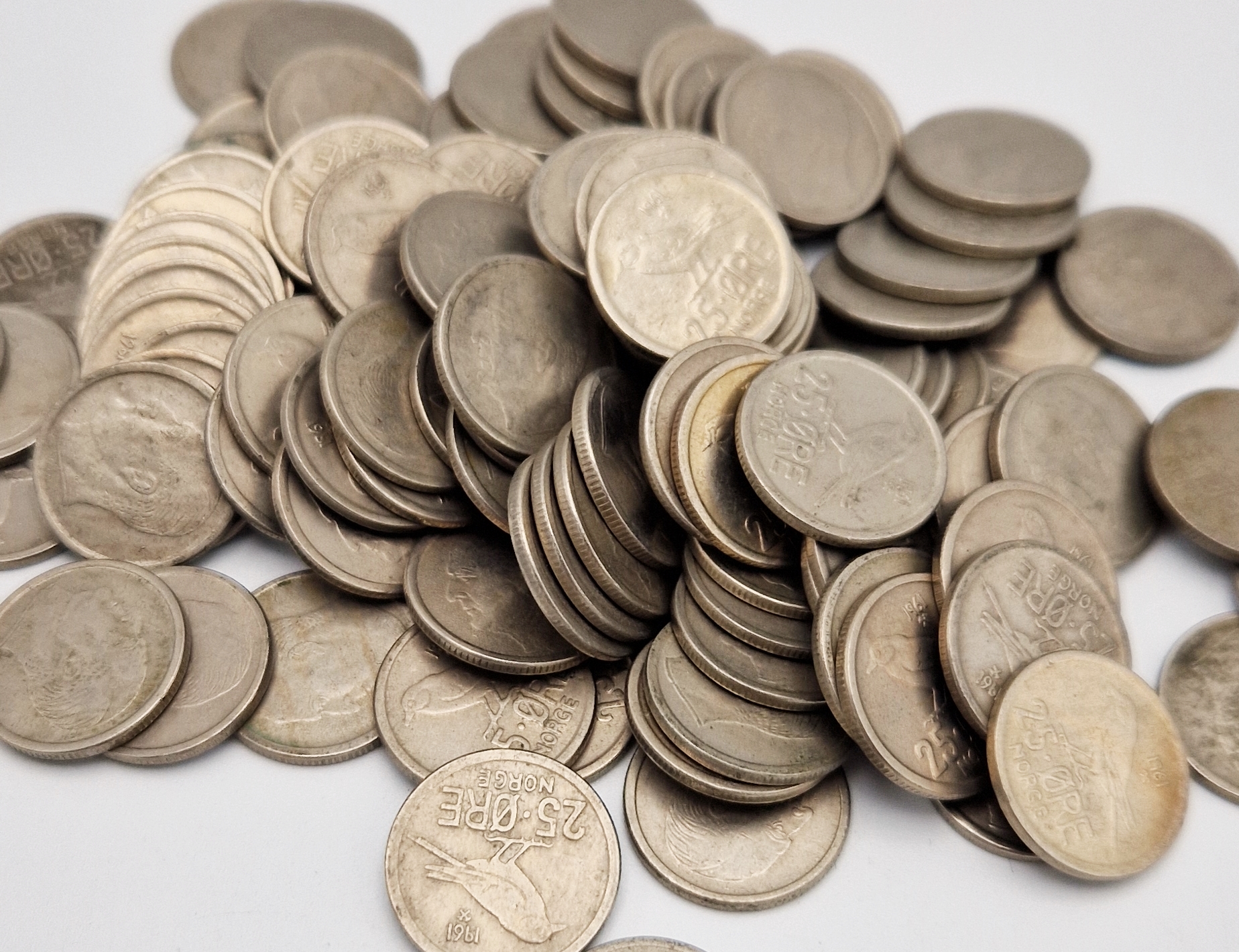 25 Øre 1958-1973 i Vanlig Brukskvalitet