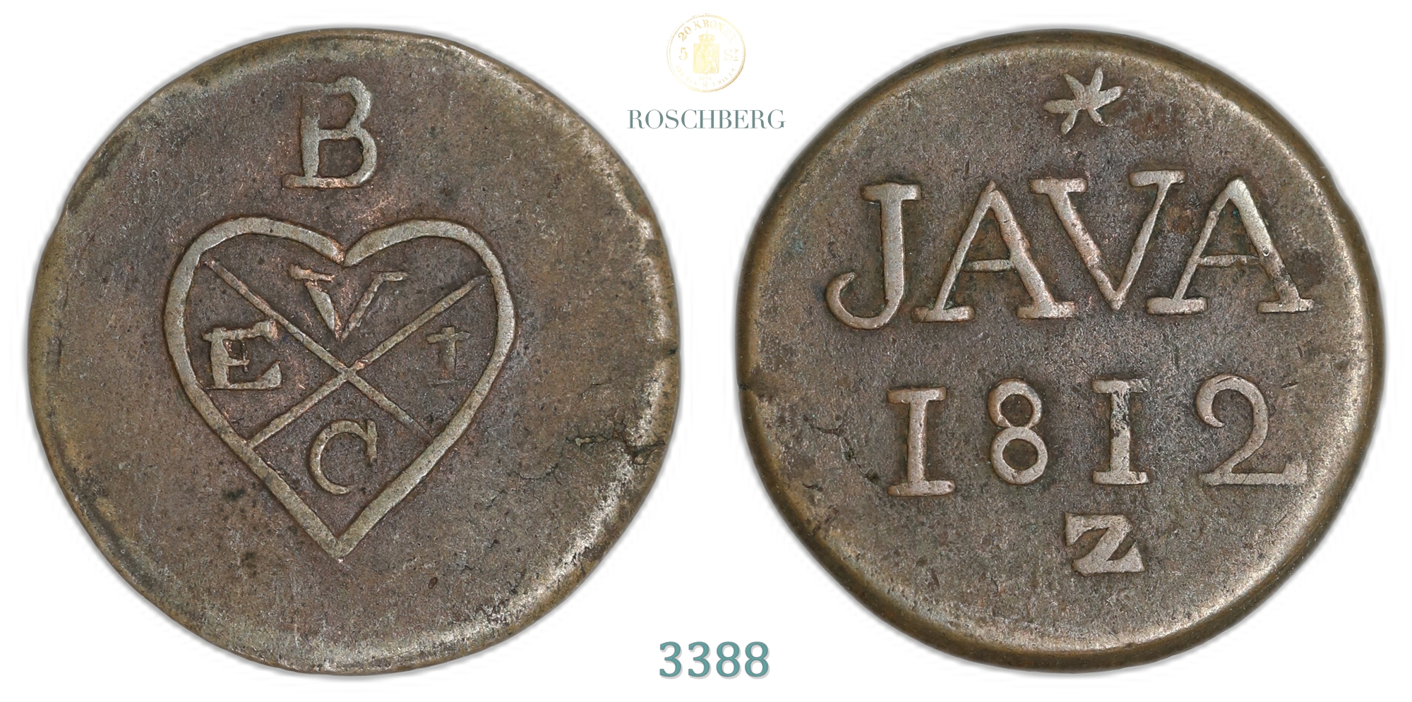 N.E.I, Java Duit 1812  Kv: XF
