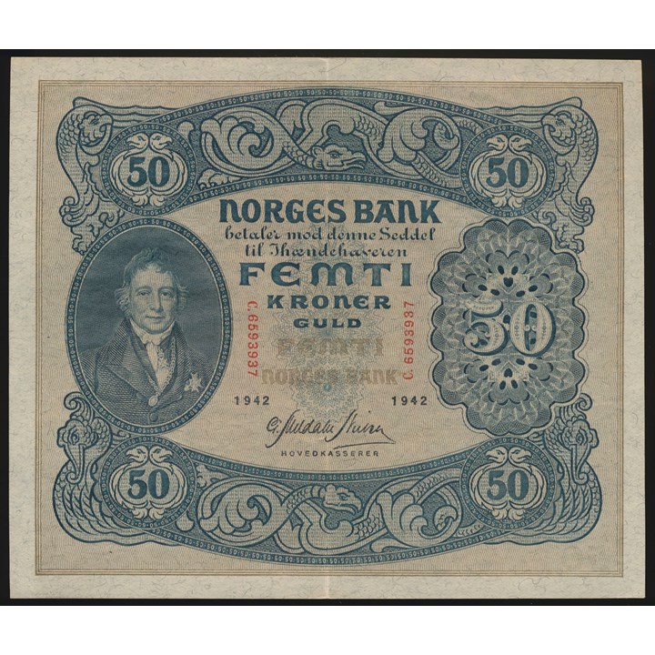 50 Kroner 1942 C Kv 01