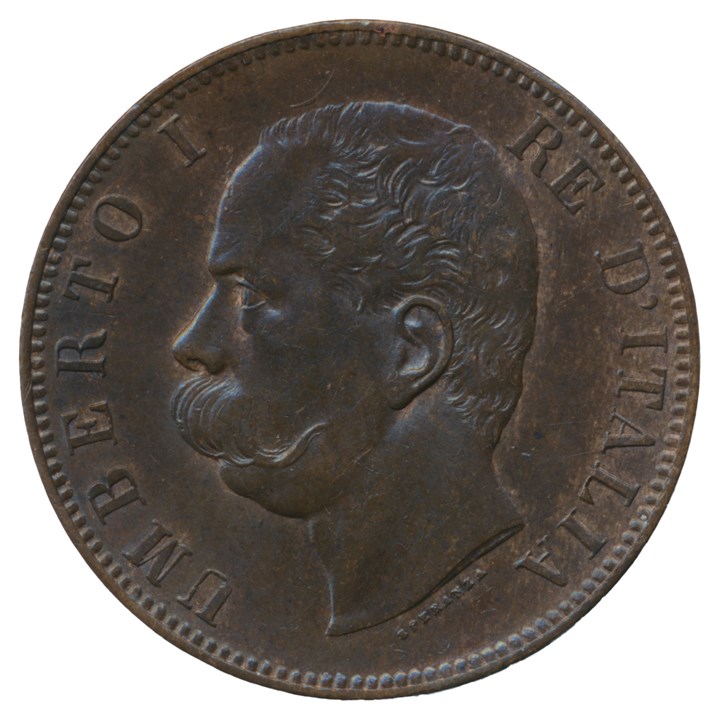Italia 10 Centisimi 1893 AU