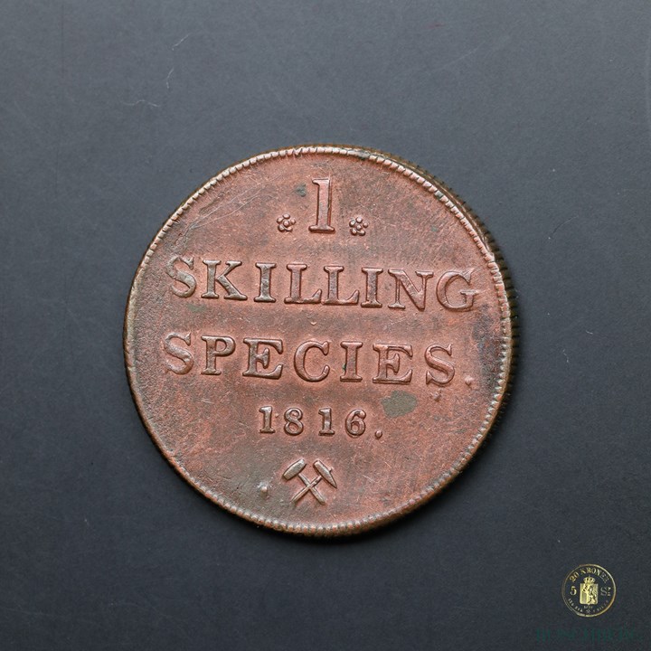 1 Skilling 1816 Kv 1+/01
