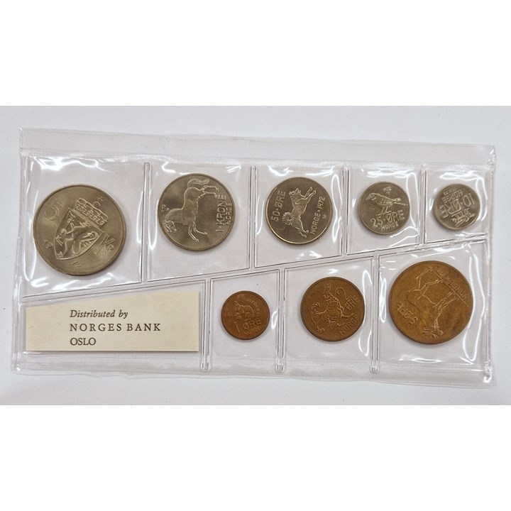 Myntsett 1972 Mykplast