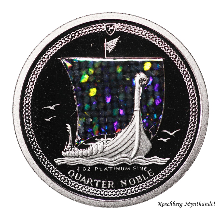 Isle of Man 1/4 Oz Noble 1996 Platina