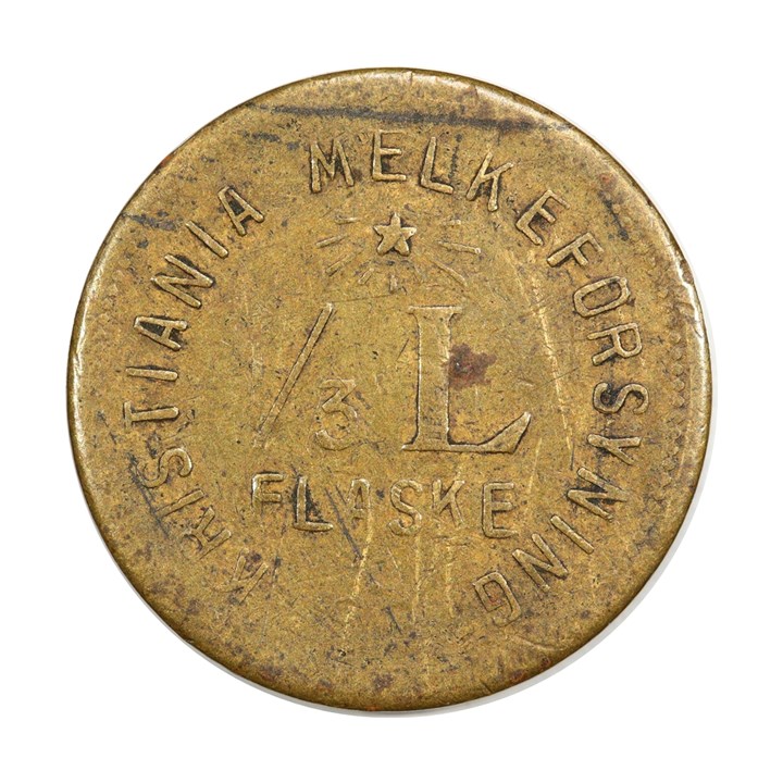 Kristiania Melkeforsyning 1/3 Liter Kv 1