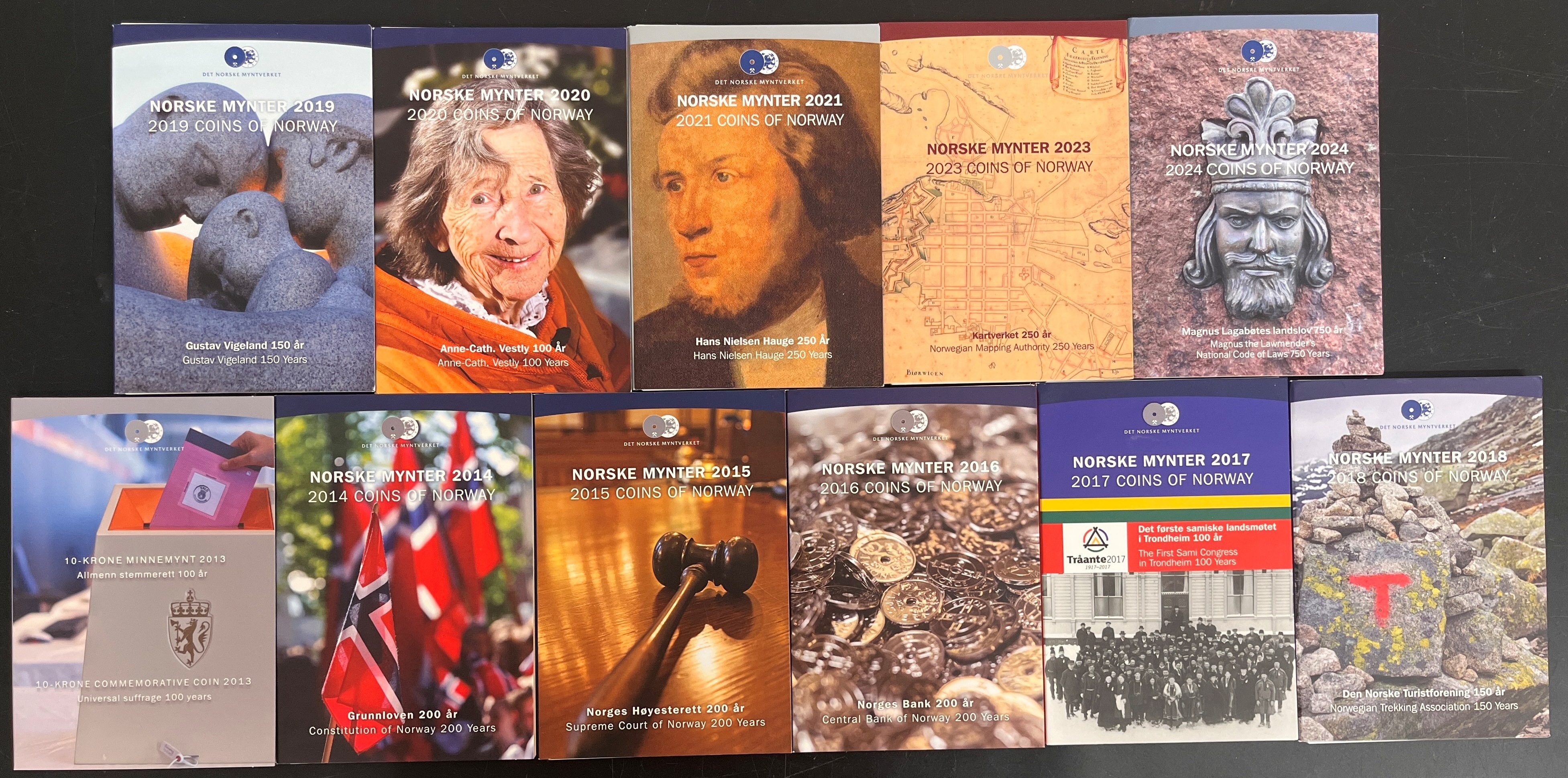 Årssett Moderne 2013-2024 Komplett