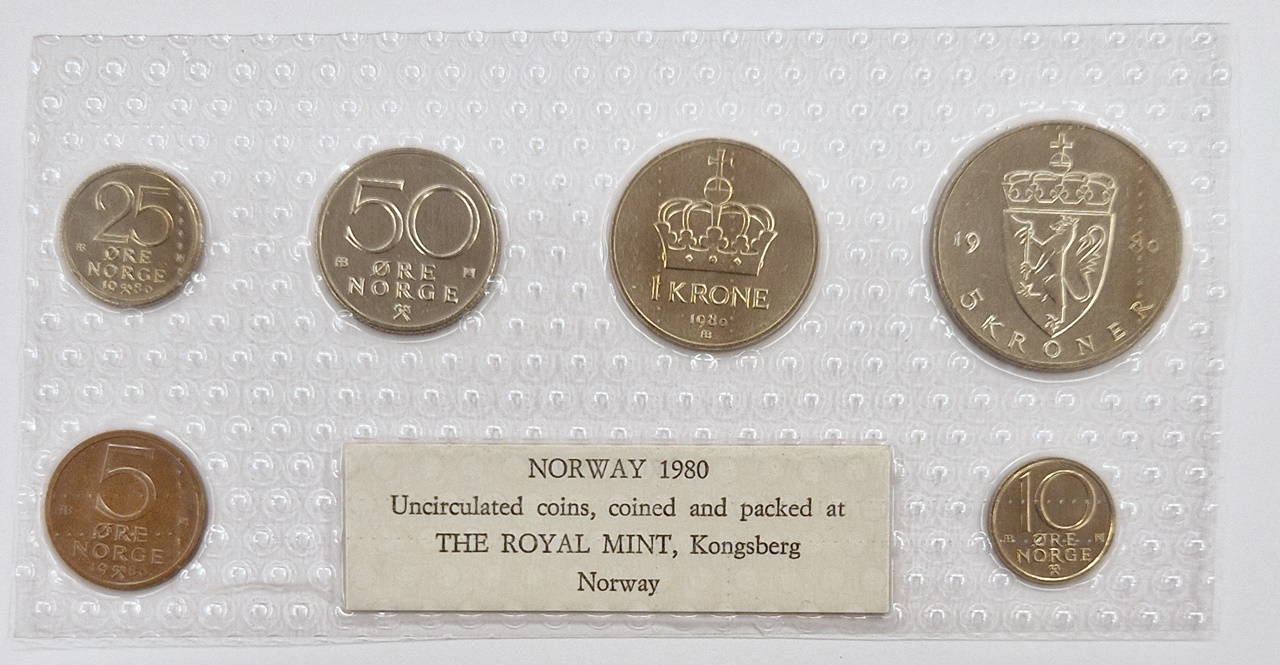 Myntsett 1980 Mykplast