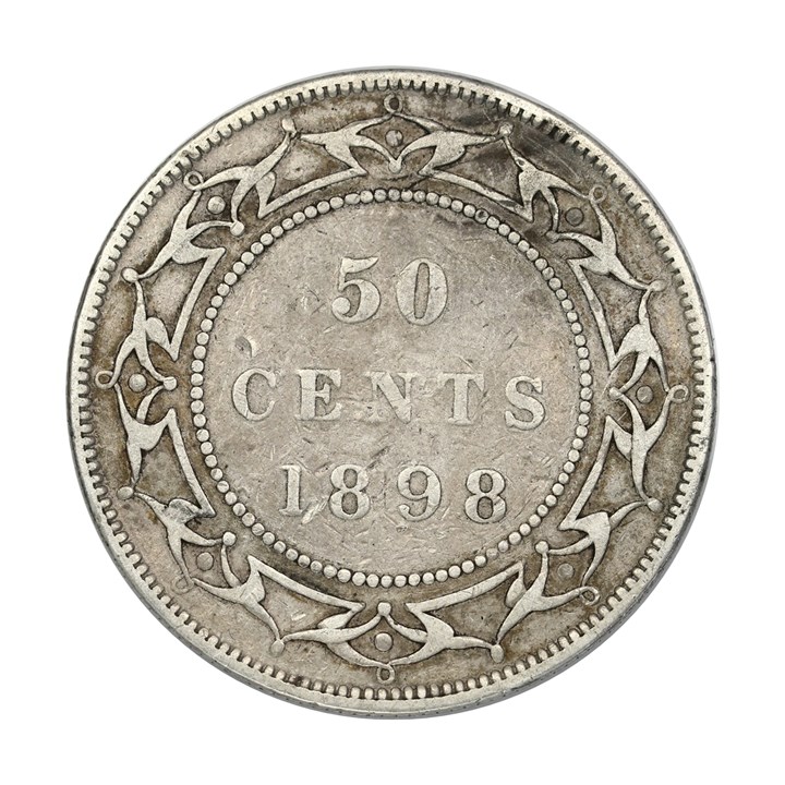 New Foundland 50 Cent 1898 Kv 1