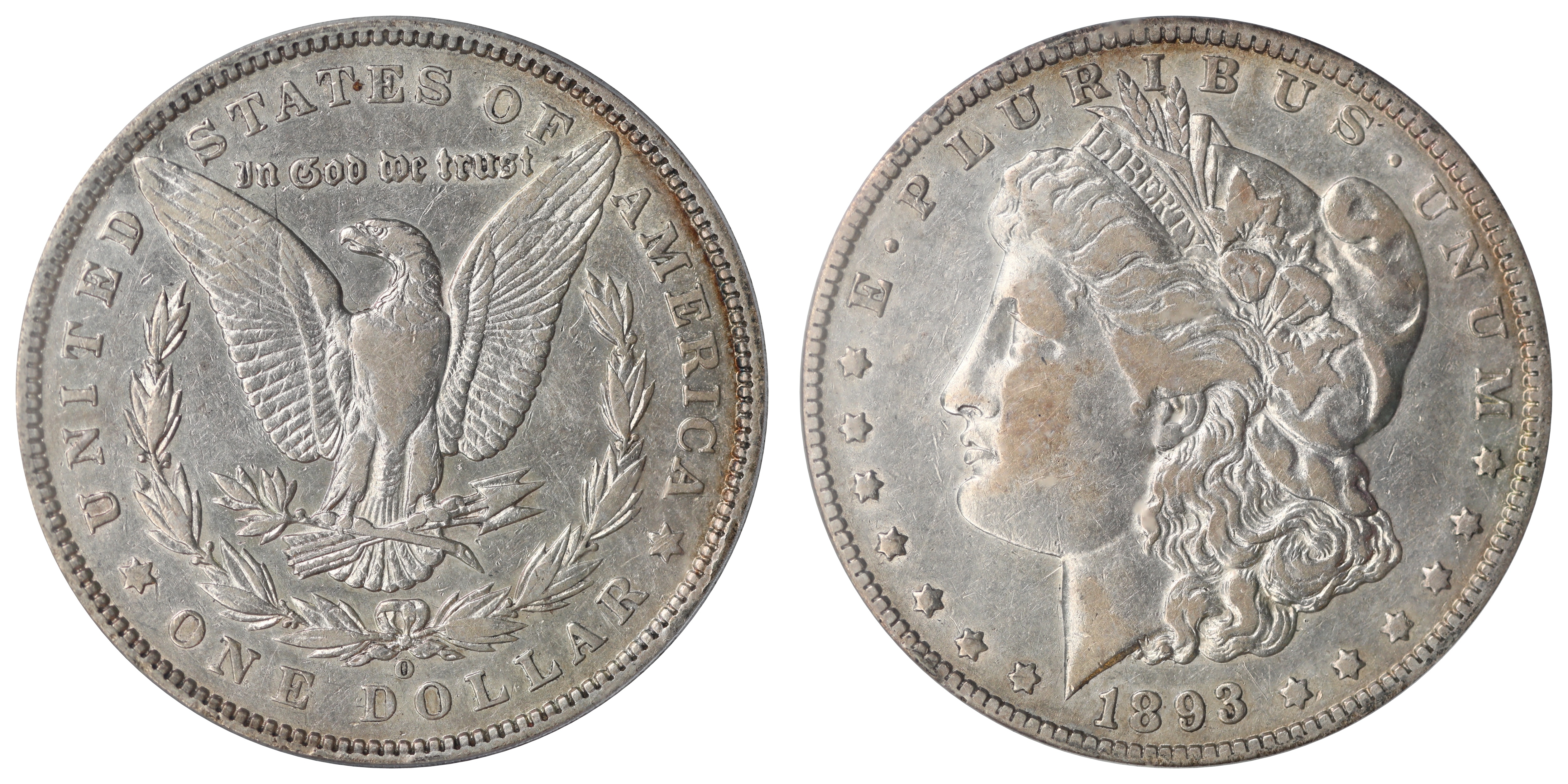 USA Dollar 1893-O Kv: PCGS VF20