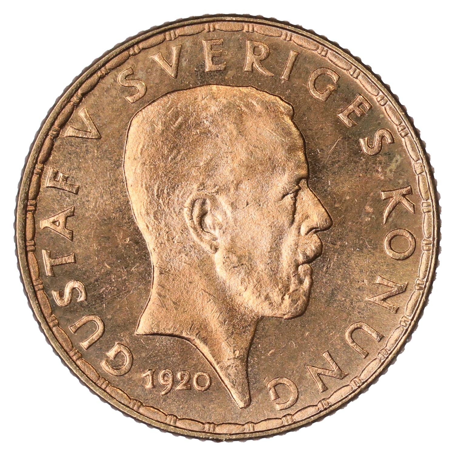 Sverige 5 Kronor 1920 UNC