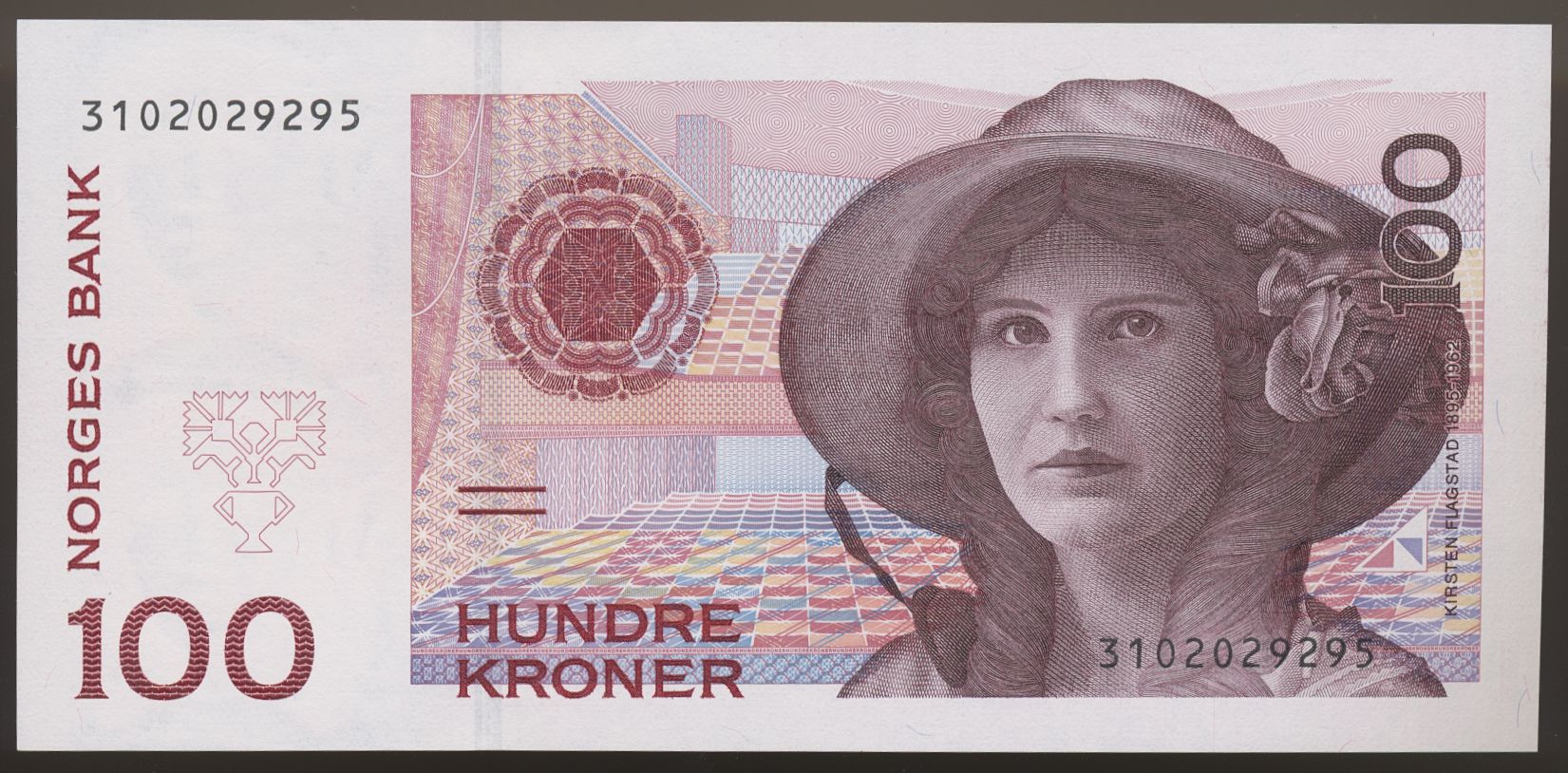 100 Kroner 1995 Kv 0