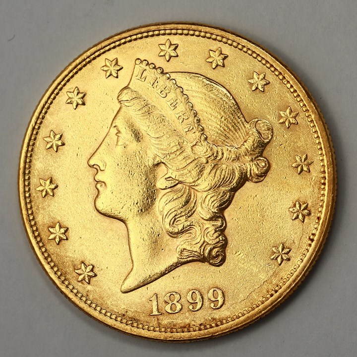USA 20 Dollar 1899 Kv 01
