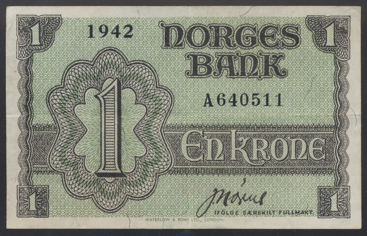 1 Krone 1942 A London Kv 1
