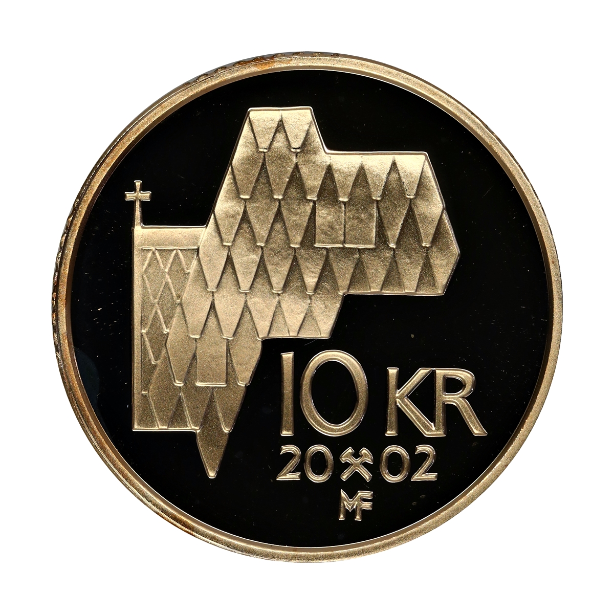 10 Kroner 2002 Kv Proof