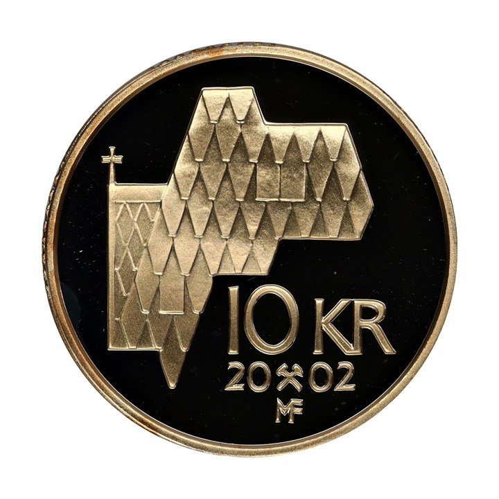 10 Kroner 2002 Kv Proof