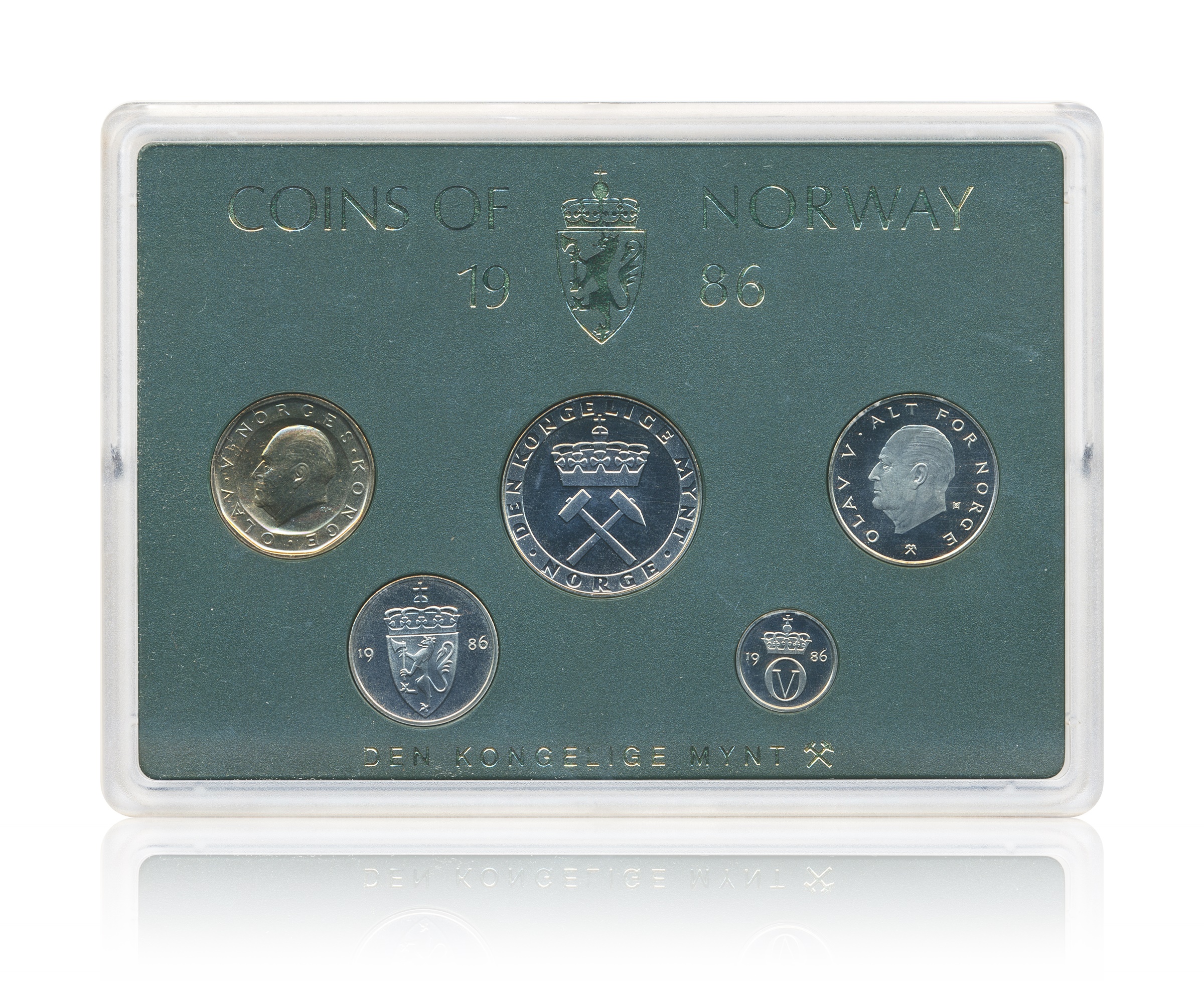 Myntsett 1986 Hardplast