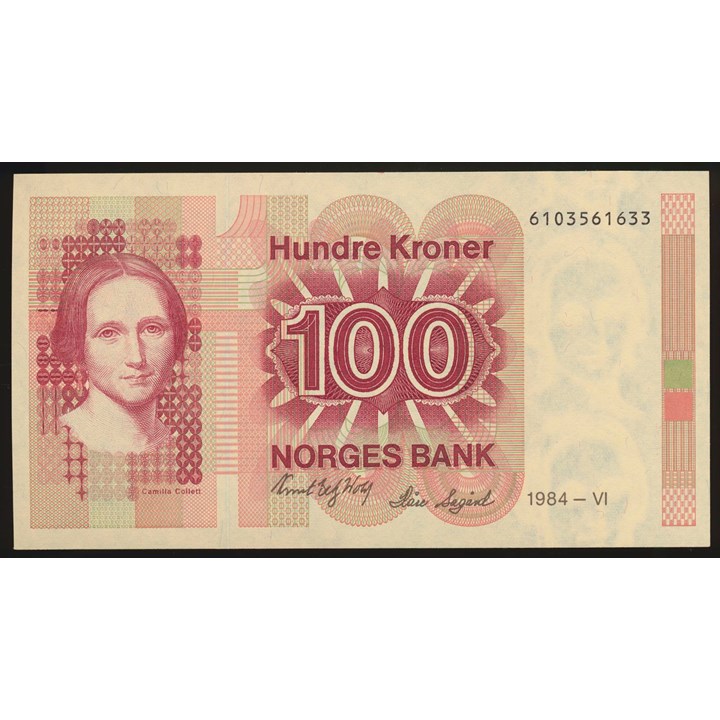 100 Kroner 1984 Kv 0