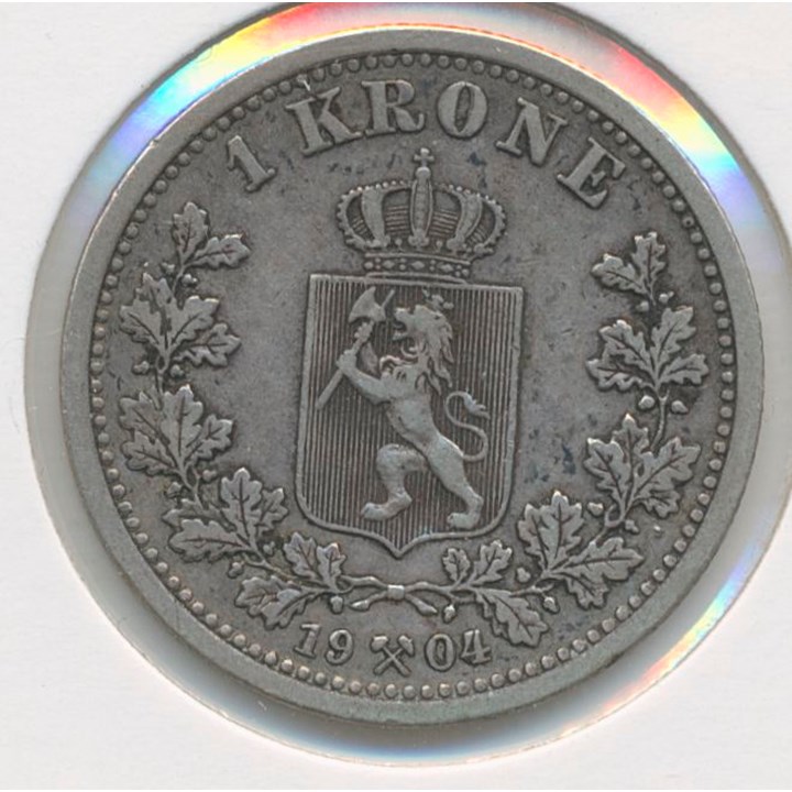 1 Krone 1904 Kv 1/1+