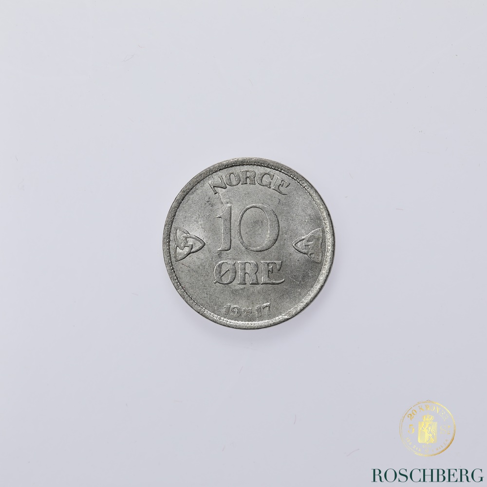 10 Øre 1917 Kv 0/01