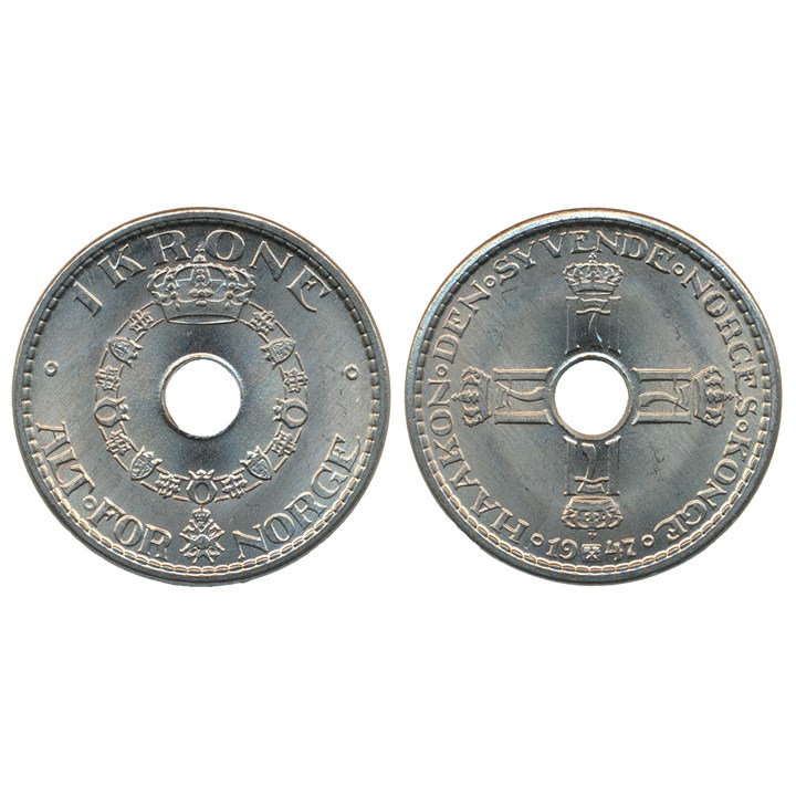 1 Krone 1947 Kv 0