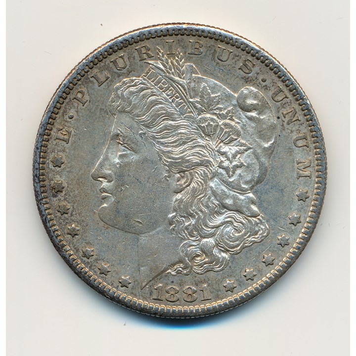 USA Morgandollar 1881 S Kv 01